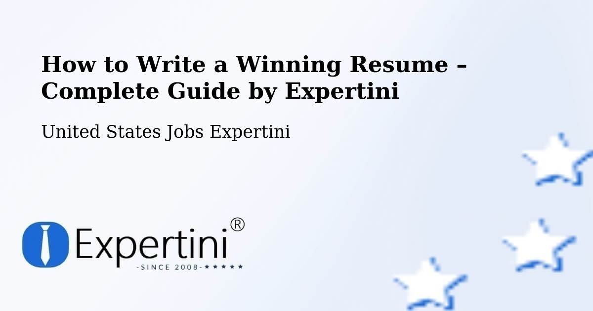 Resume Writing Guide for Job Seekers – Rincon - Rincon, United States Jobs Expertini